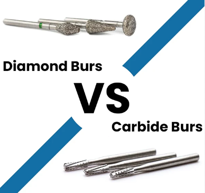 Diamond Burs vs. Carbide Burs