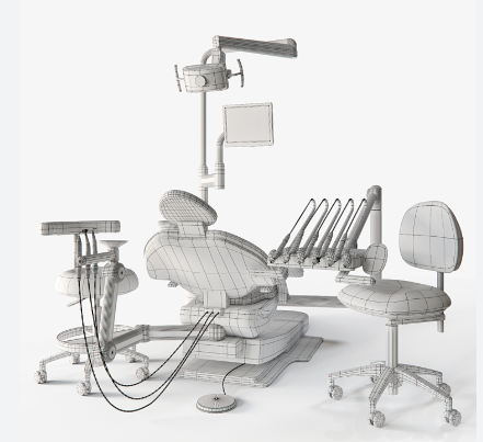 china dental chair factory- 3D design previews