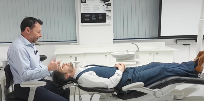 dental chair position- supine position